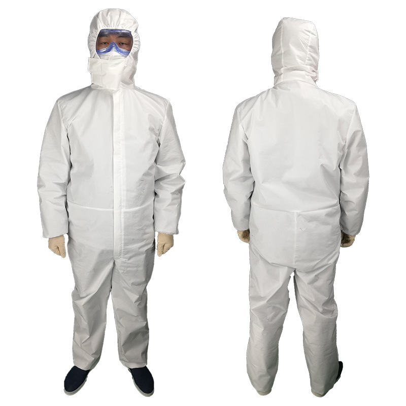 Disposable Sanitary Isolation Clothing Sf Breathable Film Non-Woven Isolation Bodysuit BJ-FHF-6001